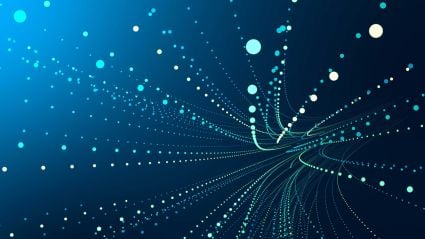 Graphic depicting fiber optics