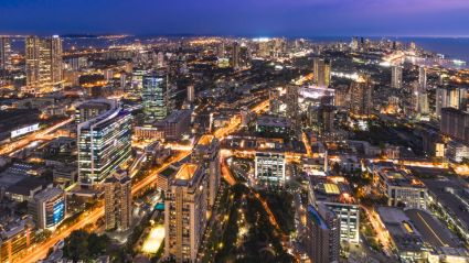 view of city in india