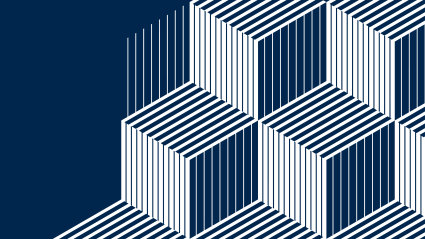 abstract gray and navy lines forming square steps on navy background