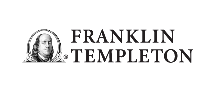 A logo for Franklin Templeton, who is a sponsor for the Milken Institute's Global Conference 2024.