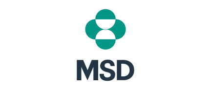 A logo for MSD, who is a sponsor for the Milken Institute's Global Investors Symposium Hong Kong