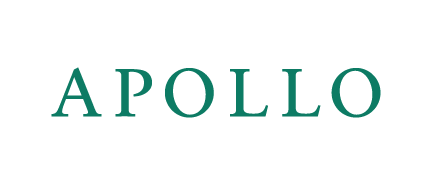 Apollo sponsor logo for milken institute event