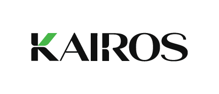 A logo for Kairos, who is a sponsor for the Milken Institute's Global Investors Symposium Hong Kong