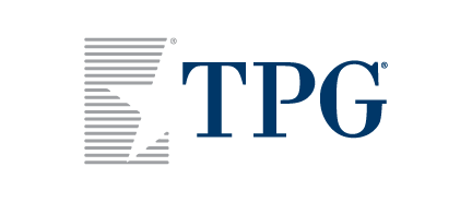 A logo for TPG, who is a sponsor for the Milken Institute's Global Investors Symposium Hong Kong