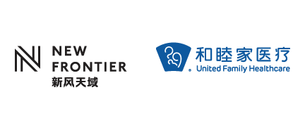 A logo for New Frontier, who is a sponsor for the Milken Institute's Global Investors Symposium Hong Kong