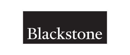 A logo for Blackstone, who is a sponsor for the Milken Institute's Global Conference 2024.