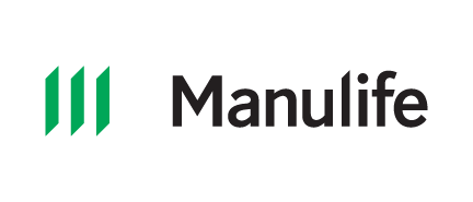 A logo for Manulife, who is a sponsor for the Milken Institute's Global Conference 2024.