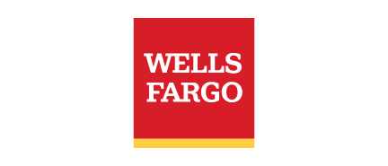 A logo for Wells Fargo, who is a sponsor for the Milken Institute's Global Conference 2024.