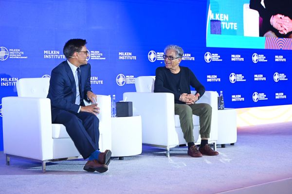 Rajiv Ahuja, Associate Director, Center for the Future of Aging, Milken Institute; Deepak Chopra, Founder, the Chopra Foundation