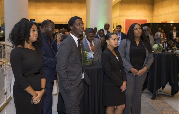 HBCU fellows and reception attendees