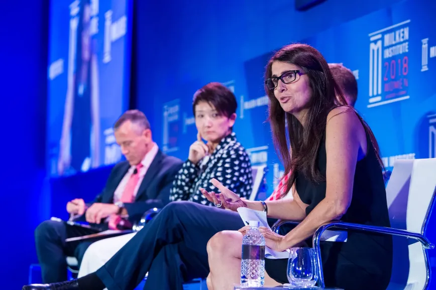 panelists on stage